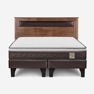 Imagen 1 del producto Cama Europea Rosen Base Dividida King New Style 4 Plus + Respaldo Ferrara