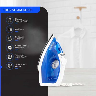Imagen 2 del producto Plancha a vapor Thorben Thor Steam Glide 1100W