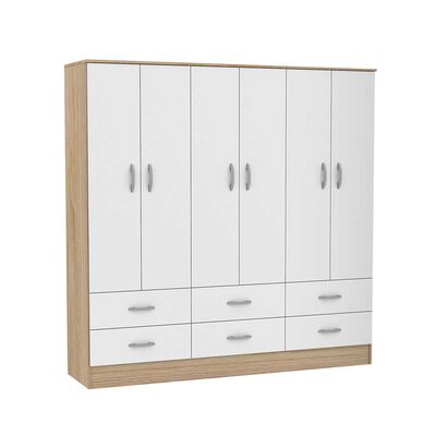 Imagen 2 del producto Clóset CIC Maipo Olmo Blanco 6 Puertas 6 Cajones