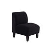 Poltrona Bodevir Soft Felpa 2 Cuerpos Negro