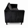 Sof&aacute; Muebles MPR Siena 2 Cuerpos Negro