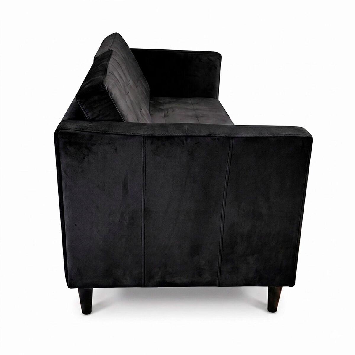 Sof&aacute; Muebles MPR Siena 2 Cuerpos Negro