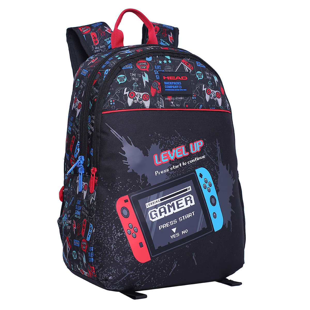 Pack Mochila + Lonchera + Estuche + Botella Cool  Head