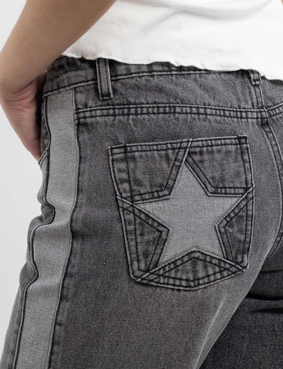 Jeans Straight Estrella Mujer Icono