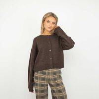 Sweater Mujer Icono Cafe, Rosado