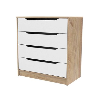 Imagen 2 del producto Cómoda CIC Olmo Blanco 4 Cajones