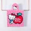 Toalla de Playa con Capucha Infantil Sanrio Hello Kitty Manzana 60 x 120 cm