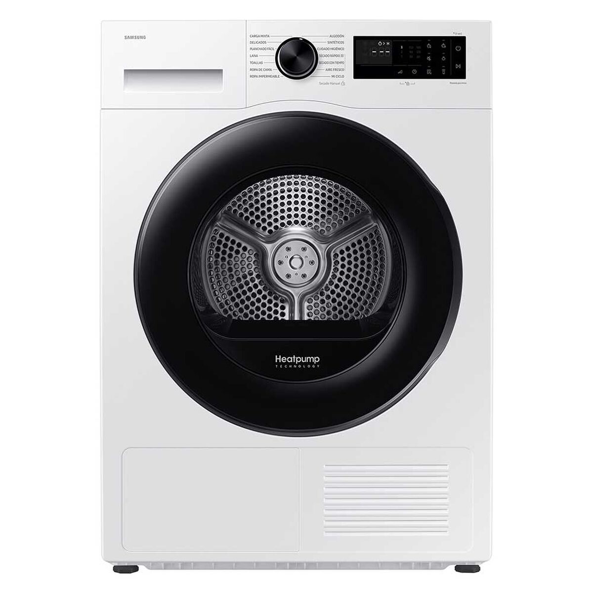 Samsung Secadora DV90CGC2A0AEZS 9 kg. Bomba de Calor Frontal Blanco