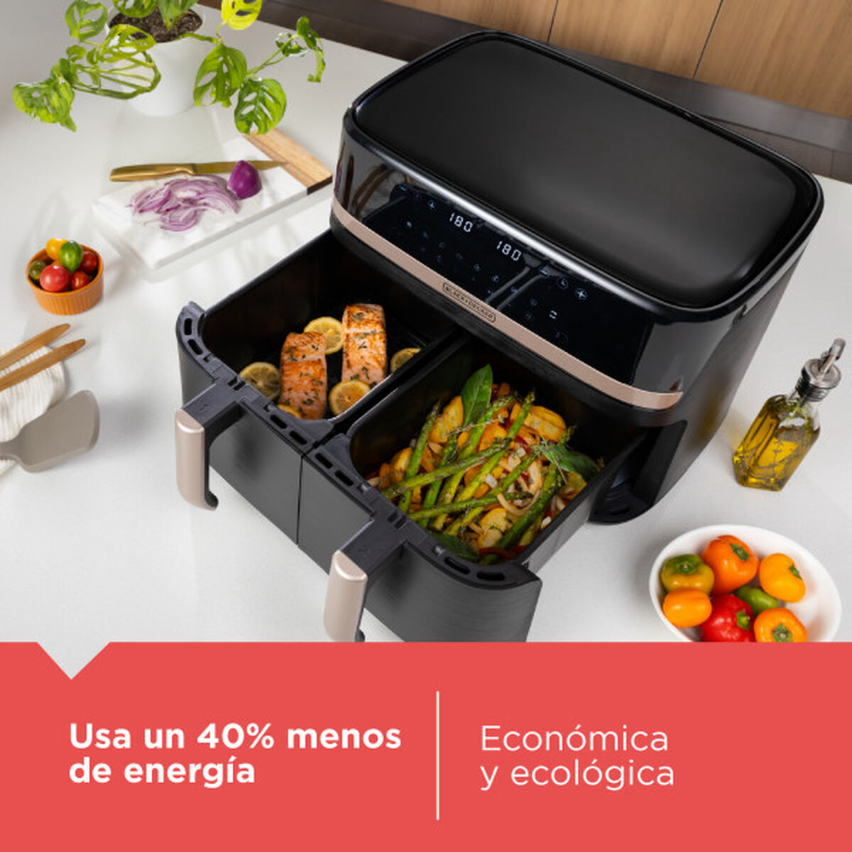 Freidora de Aire Black Decker Afbd92-1Bdcl 9 lts.