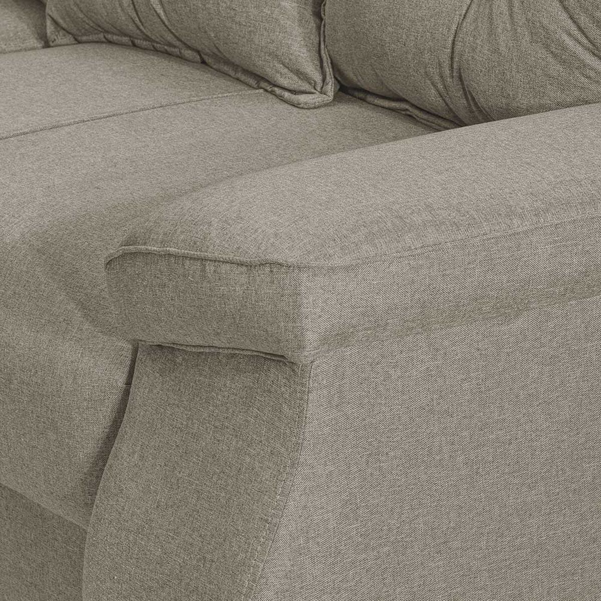 Sofá Seccional Derecho  Innovamuebles Fortaleza 5 Cuerpos Beige