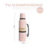 Termo Liquido Acero Inoxidable Lhotse Classic 1,3 lts Rosado