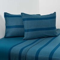 Juego de Sábanas Polar American Family King Drago No Aplica Azul