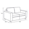 Sofá Innovamuebles New Bugambilia 2 Cuerpos Beige