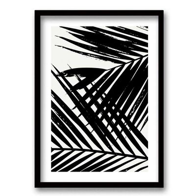 Imagen 1 del producto Cuadro Decorativo Retela Selva BN II 70 x 50 cm