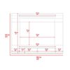 Panel TV Tuhome Montana Hasta 70" Avellana Tivoli