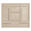 Centro de Entretención Exit Orion Matte Beige Hasta 65"