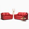 Juego de Living Cabsur Genova 5 Cuerpos Rojo
