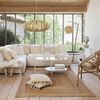 L&aacute;mpara de Pie Arco Liby Atmosphera Bamb&uacute; 173cm  Natural