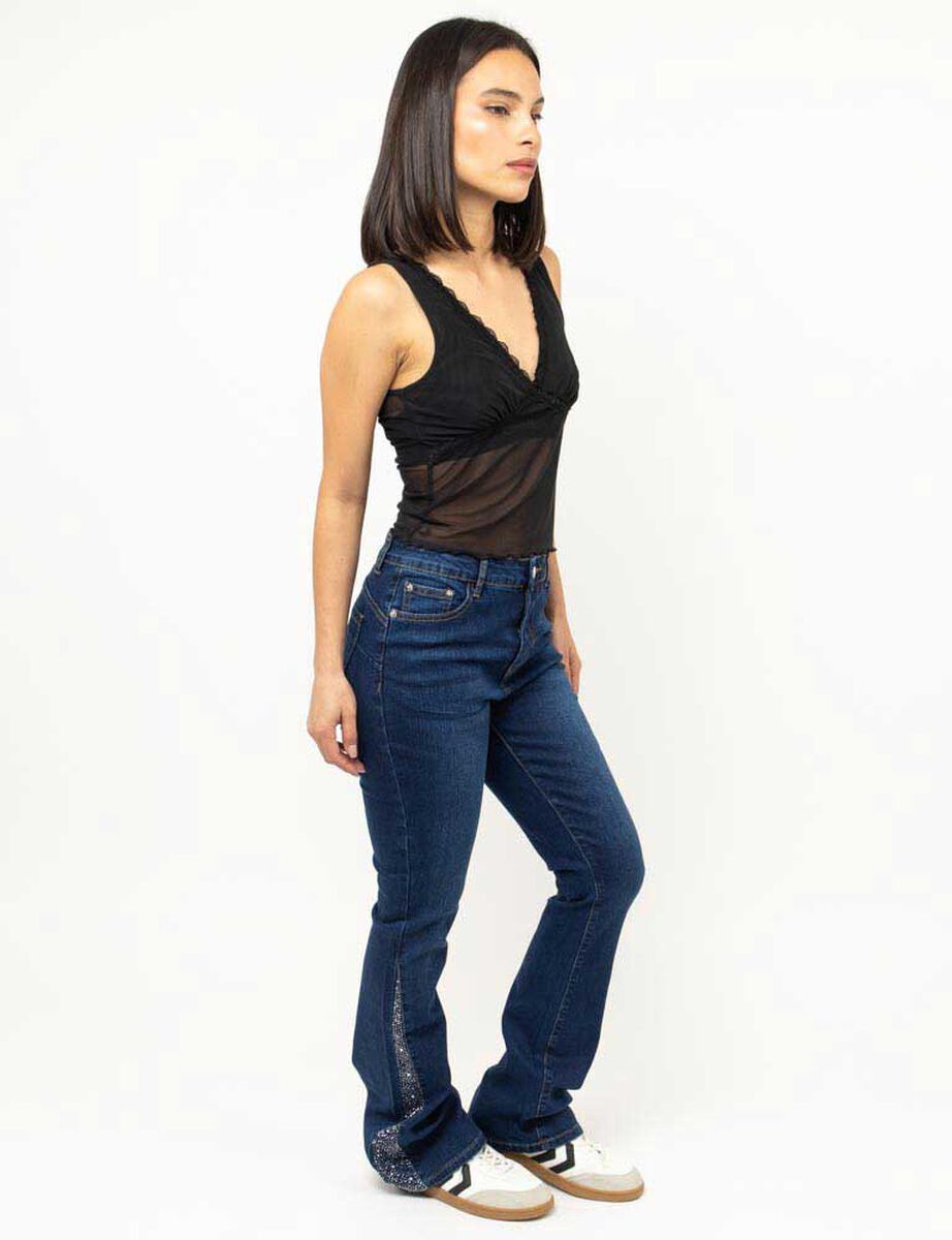 Jeans Flare Mujer Fiorucci