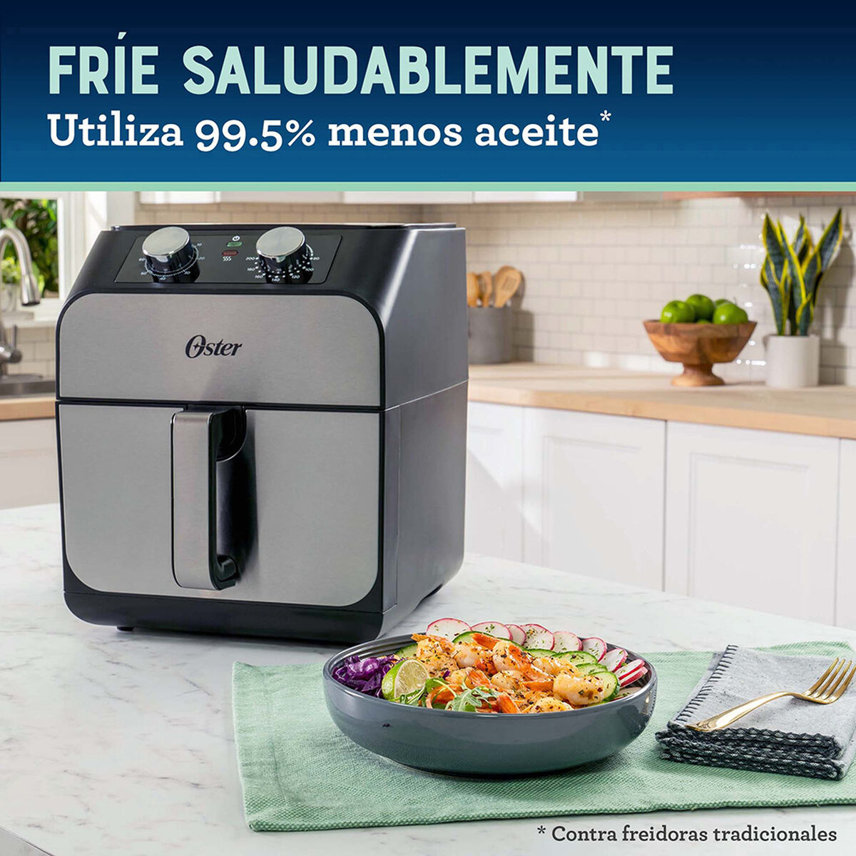 Freidora de Aire Oster CKSTAF68T-052 6,8 lts.