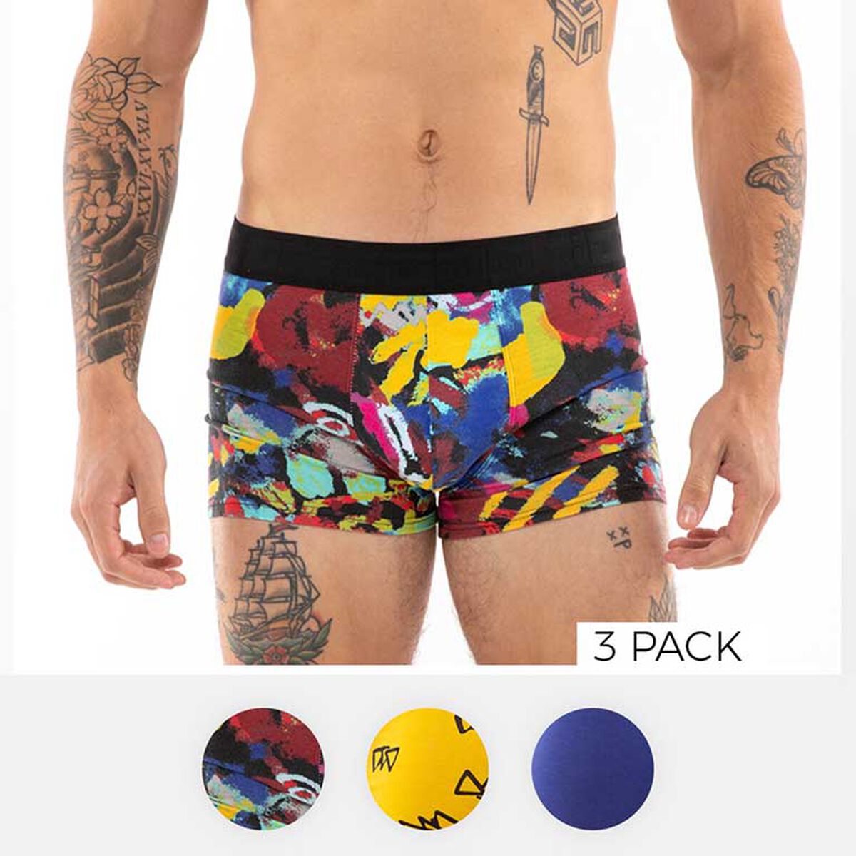 Pack 3 Bóxer Hombre Icono