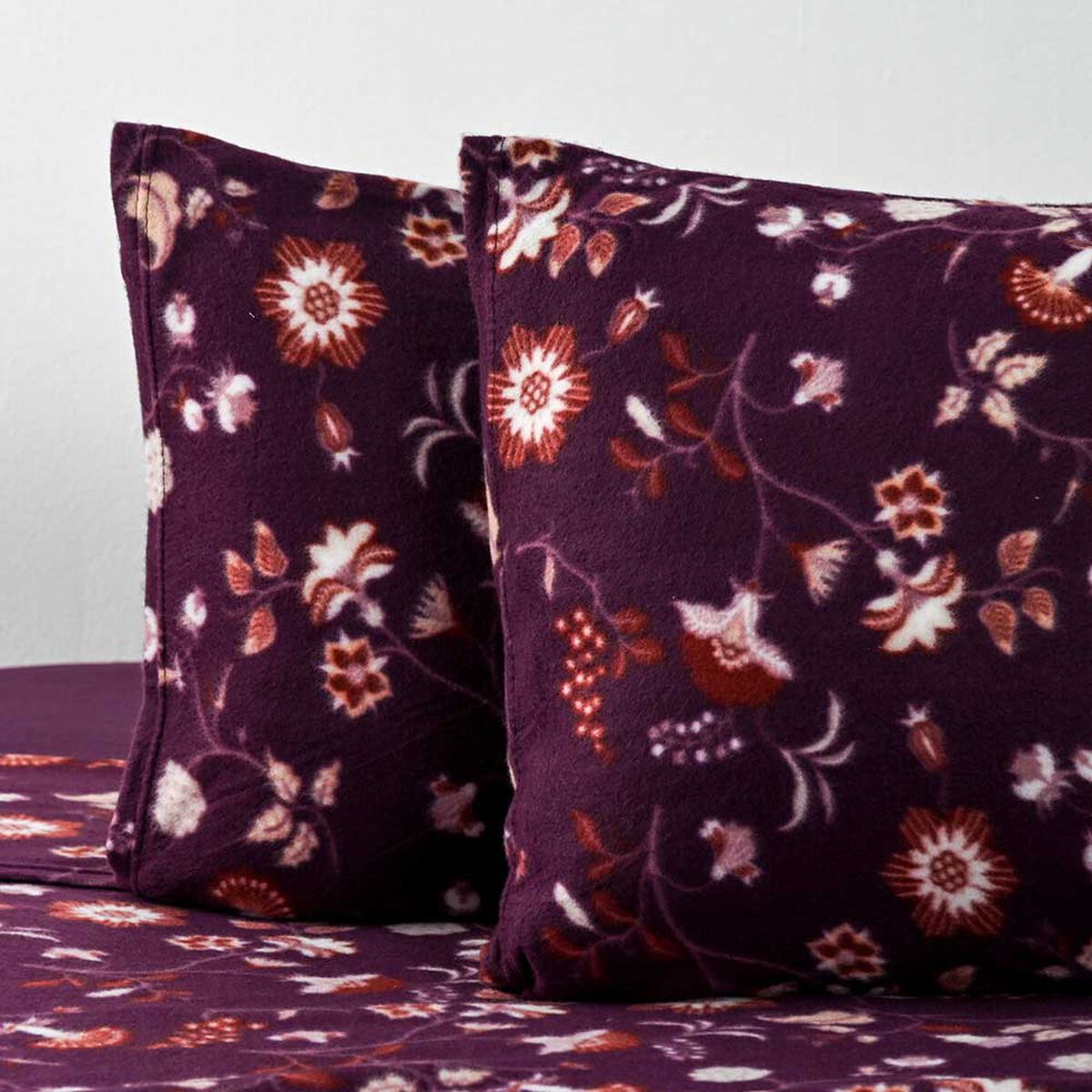 Juego de S&aacute;banas Polar American Family King Aba No Aplica Morado