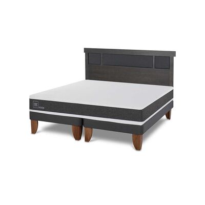 Imagen 2 del producto Cama Europea CIC Base Normal King Ortopedic + Respaldo Dublin