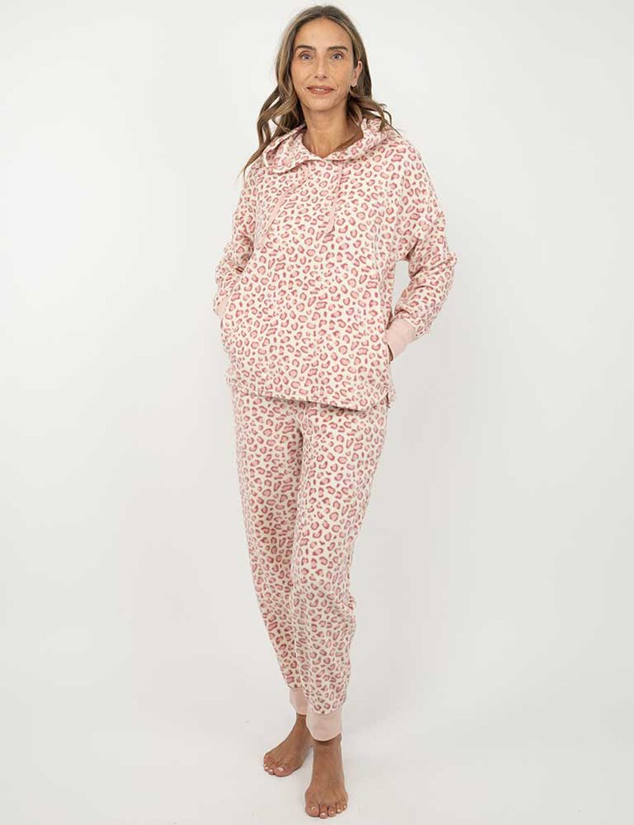 Pijama de Polar Mujer Portman Club