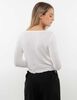 Polera Botones Crop Manga Larga Mujer Icono