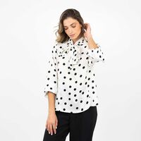 Blusa Manga Larga Mujer Zibel Blanco