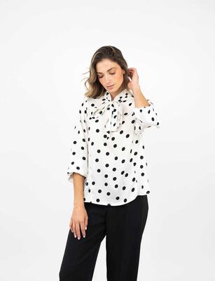 Imagen 1 del producto Blusa Manga Larga Mujer Zibel Blanco