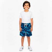 Short Buzo Niño Chess Azul, Gris, Menta, Negro