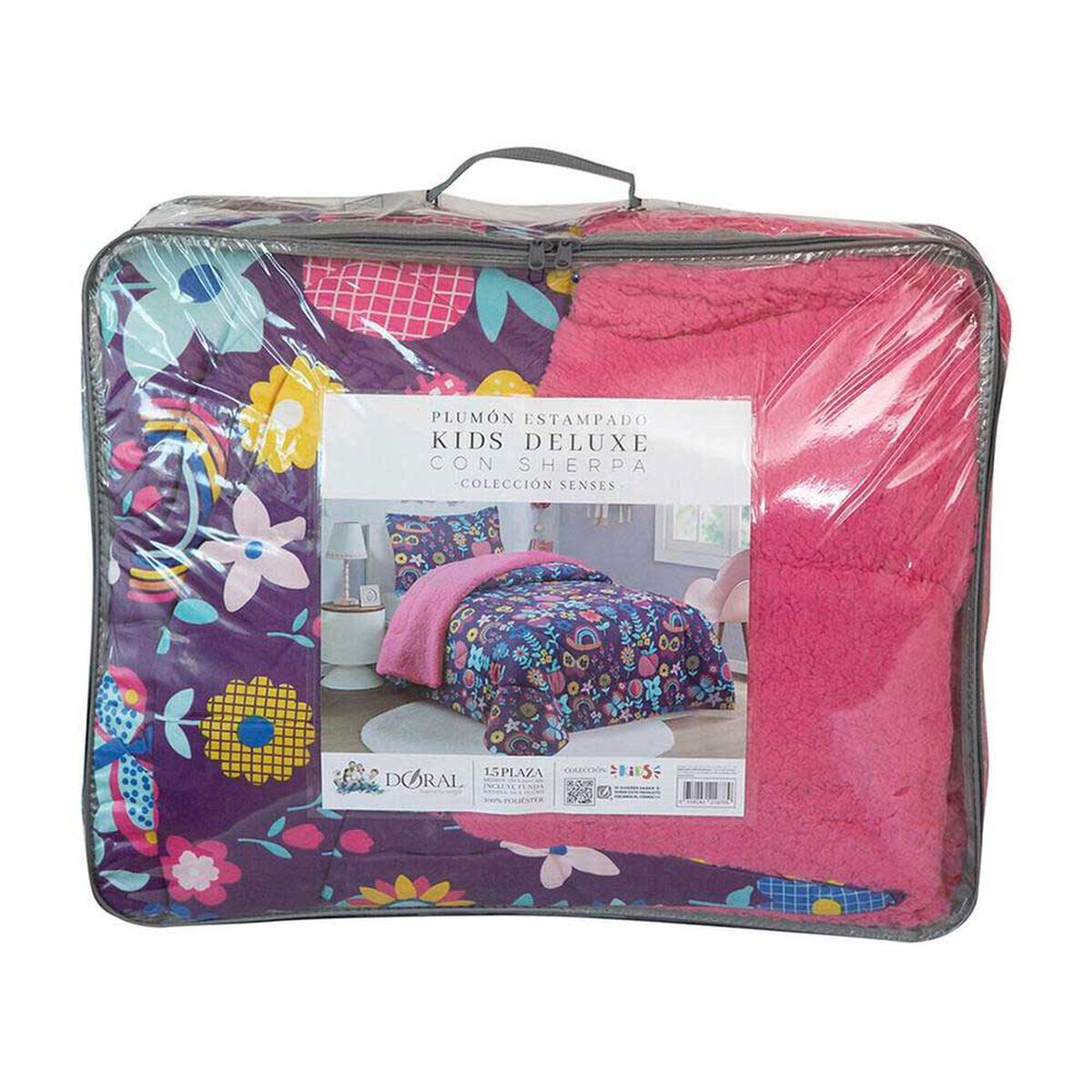 Plum&oacute;n Doral 1,5 Plazas Kids Flores