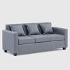Juego de Living  Muebles MPR Charlotte 3-1-1 Cuerpos Gris