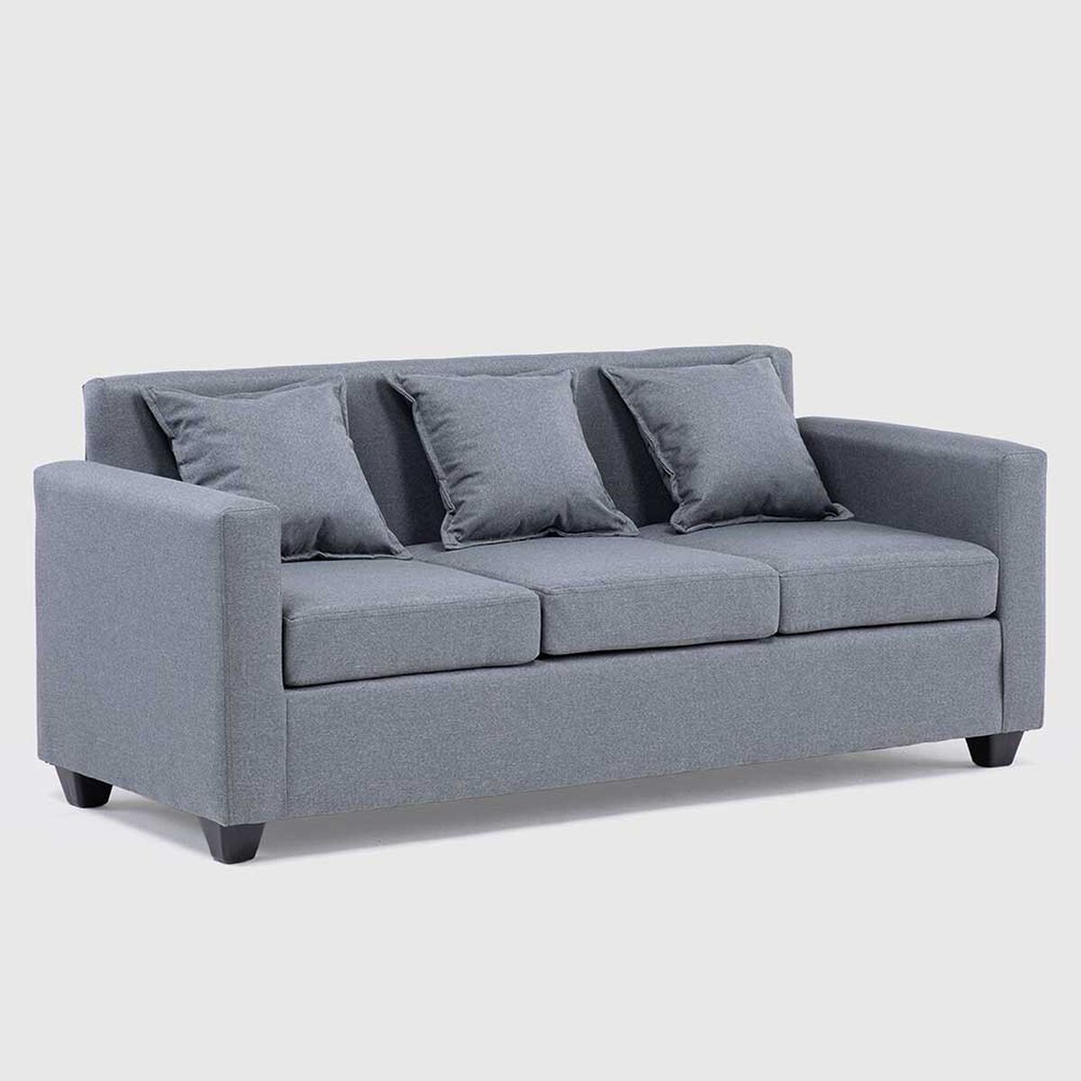 Juego de Living  Muebles MPR Charlotte 3-1-1 Cuerpos Gris