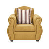Juego de Living Innovamuebles Azucena Sofá 3 Cuerpos + Dos Sillones 1 Cuerpo Oro 