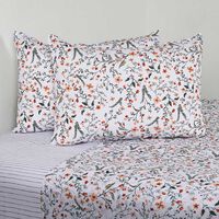 Juego de Sábanas American Family 144 Hilos 2 Plazas Sarah Verde