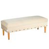 Banqueta Bodevir Provenza Tacha Felpa 04 Beige 