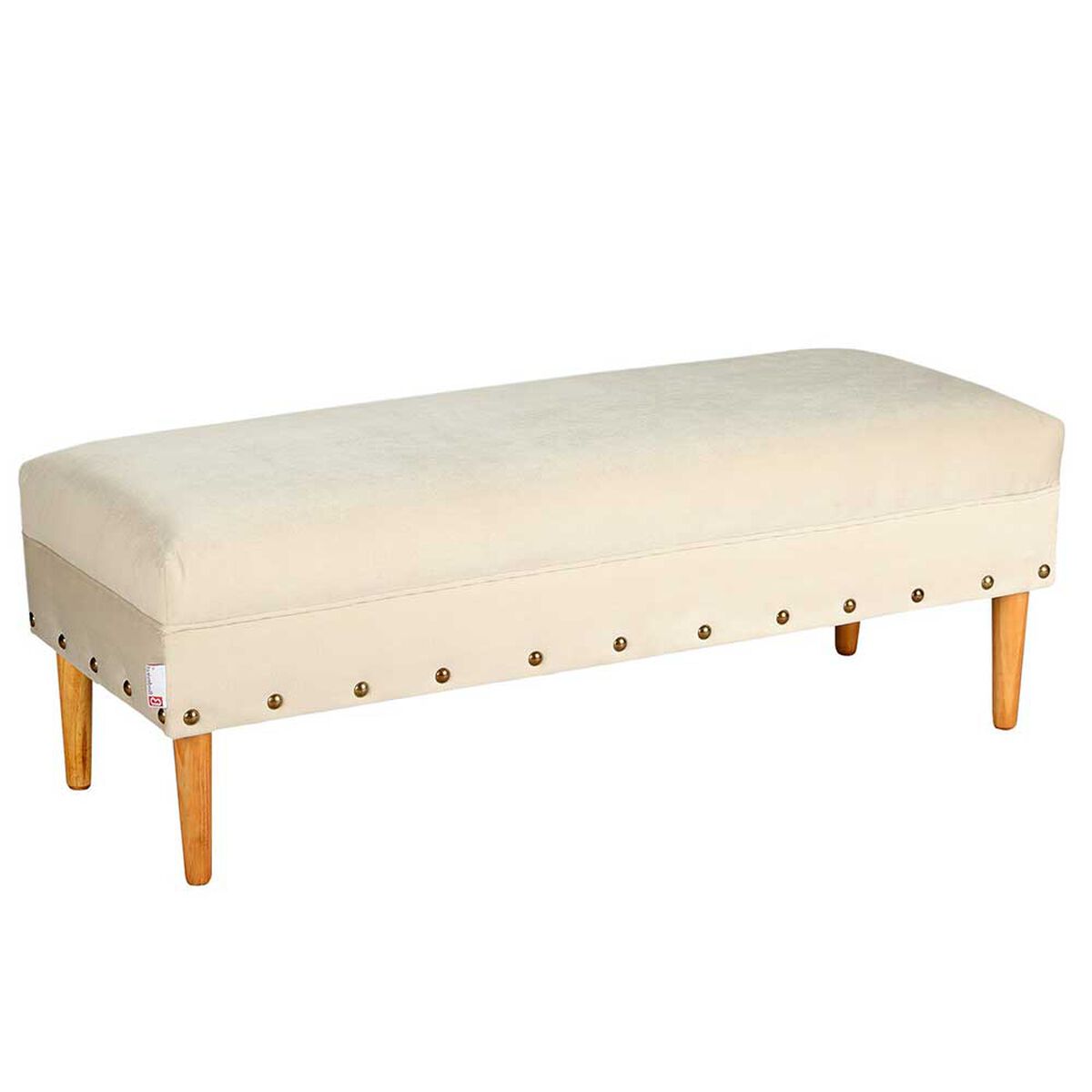 Banqueta Bodevir Provenza Tacha Felpa 04 Beige 