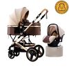 Coche Travel System con Accesorios Café Luxury LuBabycas