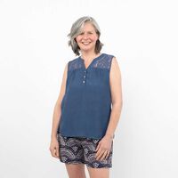 Blusa Sin Mangas Mujer Portman Club Azul, Beige, Mostaza, Negro, Rosa