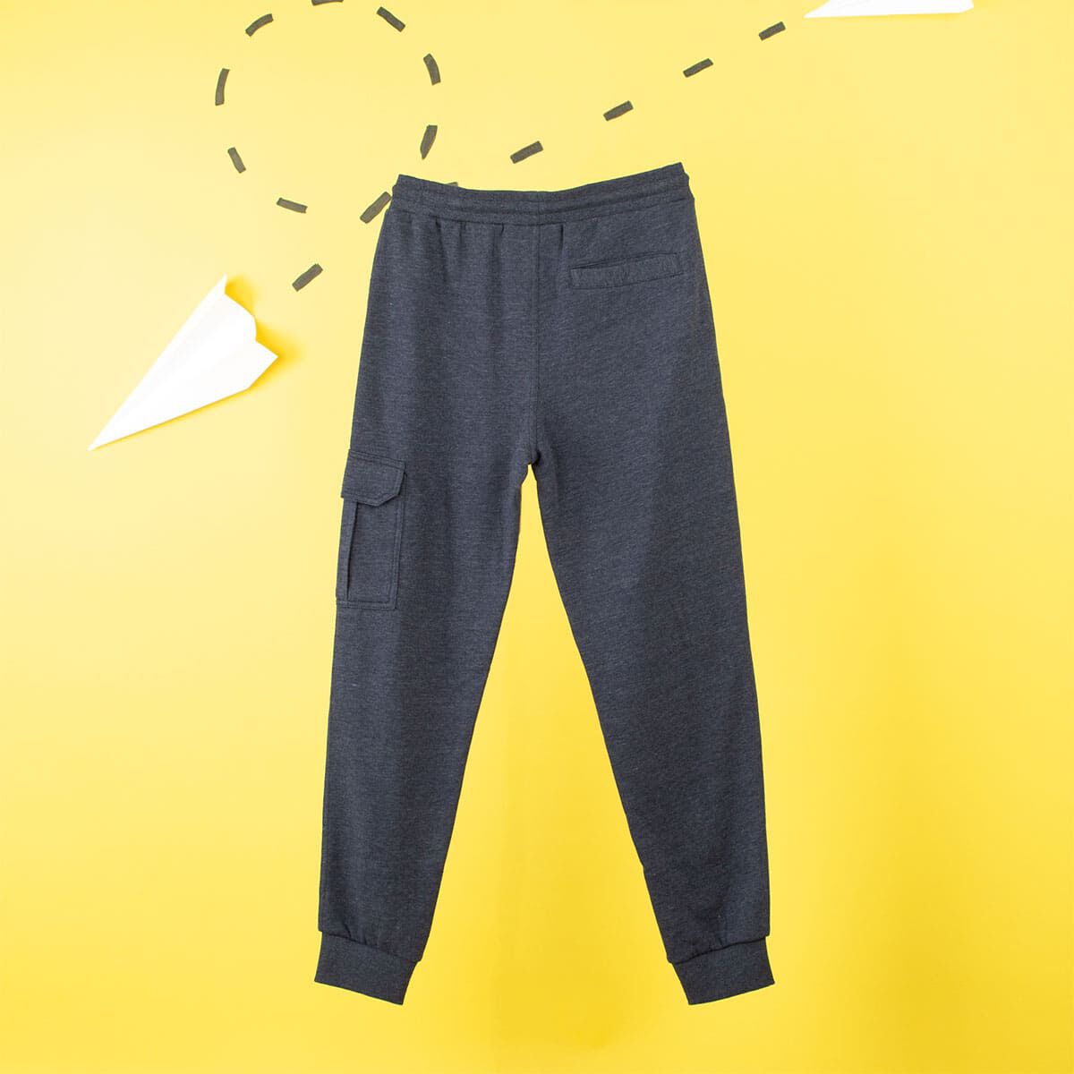 Pantalón de Buzo Escolar de Algodón Unisex Talla L/XL Crescendo