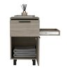 Velador TuHome Secret Z-81 con Cajón Oculto 1 Puerta Bardolino