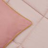 Plumón Liso Casa Linda 1,5 Plazas Bicolor Rosado