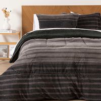 Plumón Mashini Corduroy Coral Sh. Est. S. King Linea Marengo