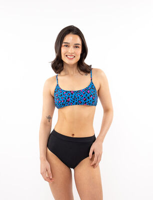 Imagen 1 del producto Traje de Baño Top Mujer Icono Aop Blue, Aop Flower, Fucsia, Verde