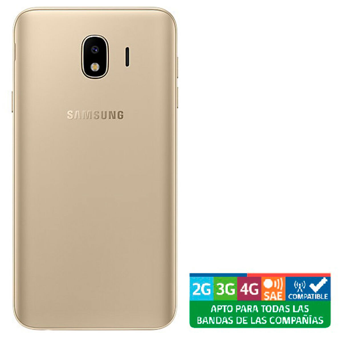 Celular Samsung Galaxy J4 5.5" Dorado WOM