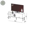 Rack Decocasa R516 Hasta 50" Natural