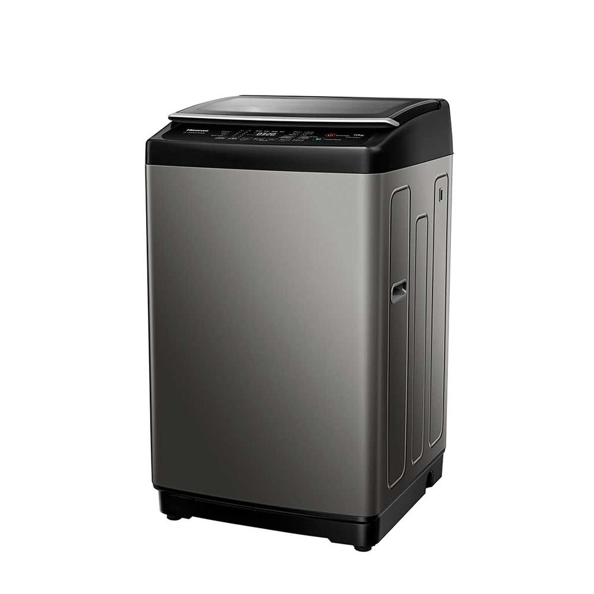 Hisense Lavadora Automática WT3J1023UT 10 Kg Titanium Gray Superior Acero Inoxidable