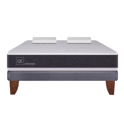Imagen 1 del producto Cama Europea CIC 2 Plazas Ortopedic + 2 Almohadas